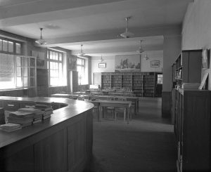 Salle de lecture en 1954