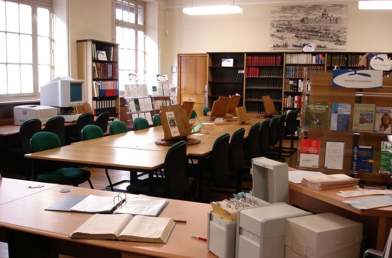 Service des ArchivesAP-HPLa salle de lecture