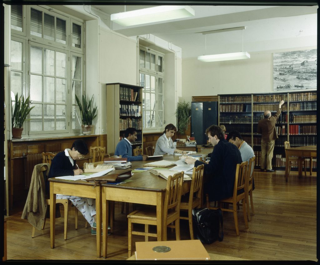 La salle de lecture en 1988