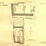 Plan de l’hôpital de la Pitié dressé par M. Petit, architecte de l'Assistance publique, août 1899.