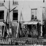 Le délabrement de l'ancienne Pitié, vers 1900. « Le Tonkin », partie affectée au logement de surveillantes.