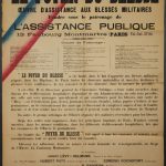 Affiche de l'œuvre d'assistance aux blessés militaires "Le Foyer du Blessé", [1914].