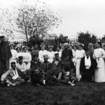Blessés militaires à l'hôpital de Berck, 1916.