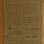 Demande de rétablissement de l’allocation versée à Jules Baretta, brouillon d’une lettre d’un groupe de médecins, vers 1890.