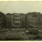 Le chantier de la nouvelle Pitié, [1910]. Le pavillon de chirurgie.