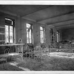 Hôpital de la Maternité, salle détruite lors du bombardement du 11 avril 1918.