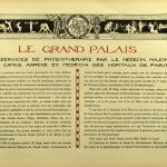 Frise illustrant les activités des services de physiothérapie de l'hôpital militaire du Grand Palais dans l'ouvrage "Le Grand Palais pendant la guerre 1914, 1915, 1916...", 1916.