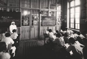 Fondation Vallée, salle de classe, 1939.