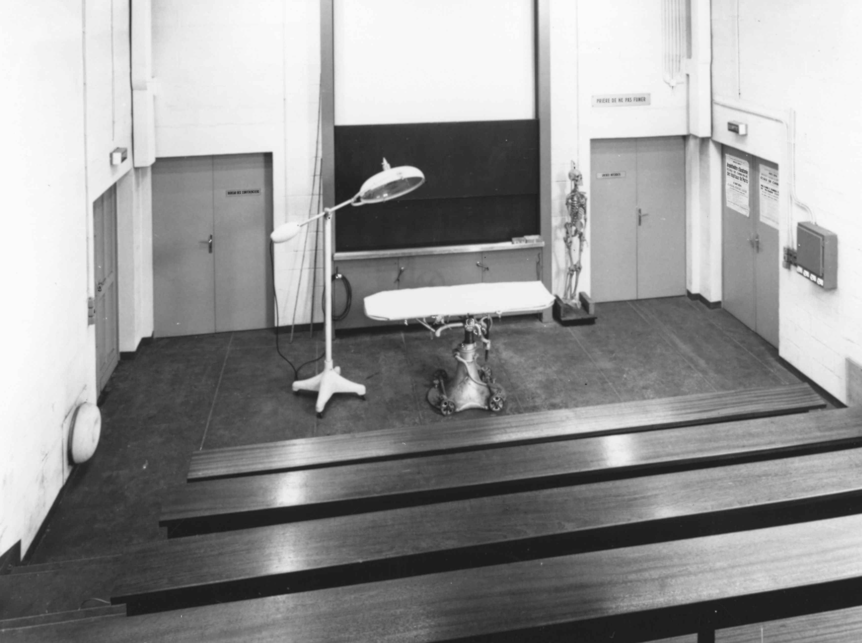 Amphithéâtre de cours de l’École de chirurgie, 1973