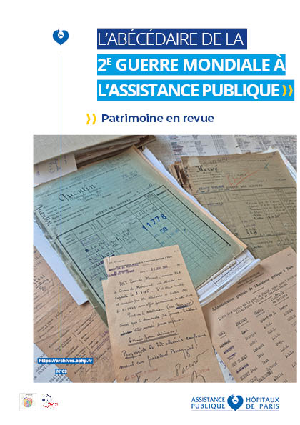 1re de couverture du PAT "L'abécédaire de la 2e Guerre mondiale à l'Assistance publique"