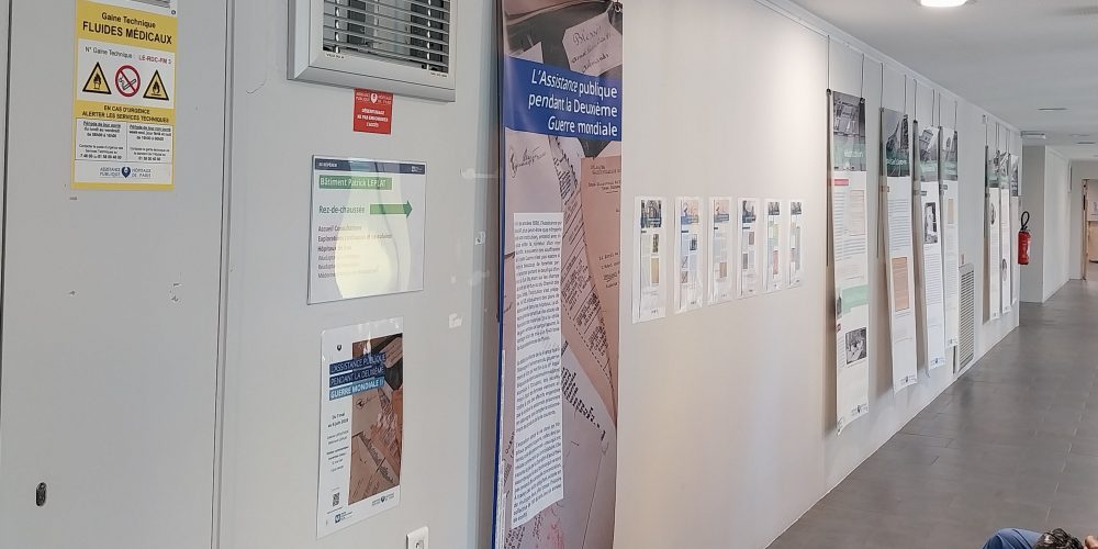 L'exposition 2e Guerre mondiale à l'hôpital Corentin-Celton