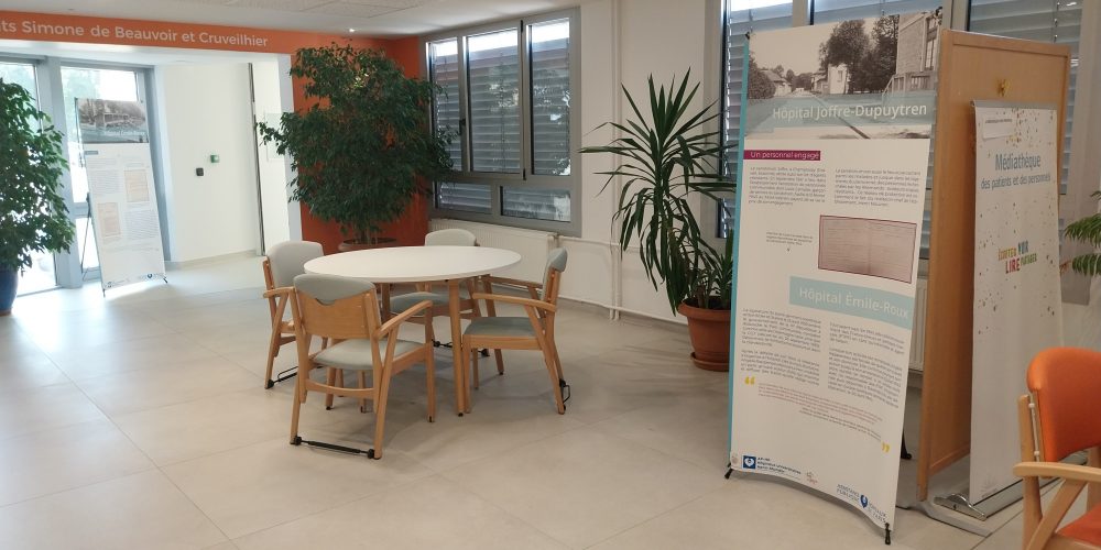 L'exposition 2e Guerre mondiale à l'hôpital Emile-Roux