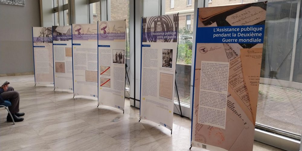 L'exposition 2e Guerre mondiale à l'hôpital Bichat